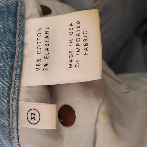 GRLFRND Karolina High-Rise Straight Distressed Jeans Sz 32W - Picture 12 of 15